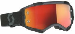 Scott - Fury CH Fekete Cross szemüveg - Narancssárga tükrös plexivel
