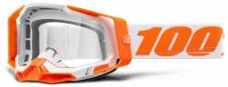 100% - Racecraft 2 Orange Cross szemüveg - Átlátszó plexivel