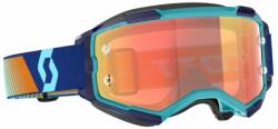 Scott - Fury CH Kék-Narancssárga Cross szemüveg - Narancssárga tükrös plexivel
