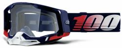 100% - Racecraft Republic Cross szemüveg - Átlátszó plexivel