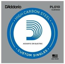 D'ADDARIO PL010 különálló akusztikus/elektromos gitárhúr, acél, 010