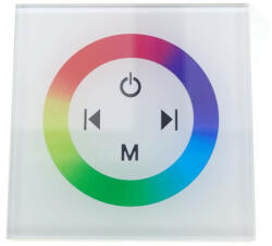 V-TAC Fali RGB LED vezérlő (RGB04) - 144W - fehér (11072)