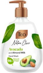  Sapun lichid Avocado and Almond milk Nature Elixir, 300 ml, Teo