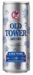 Old Tower GinTONIC 4, 9% TÁLCA: 0, 25L*24db