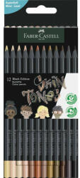 Faber-Castell Színes ceruza készlet 12db-os Black Edition fekete test test színek 2023 (116414) (116414)