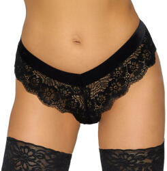 Cottelli Collection Party - láncos csipke bugyi (fekete) (23109611021) - sexshopcenter