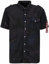 Alpha Industries Camo Shirt S - black camo