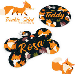 april & june - Biléta - Cute Little Fox Black (anj-dt-14)