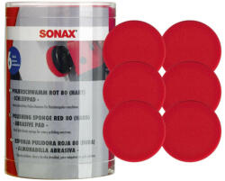 SONAX 493700 Polierschwamm Red 80 Hart, polírozó korong kemény, 6db (493700) - olaj
