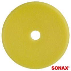 SONAX 493341 Polierschwamm, sárga polírozó szivacs, lágy, 2 funkciós, Perfect Finish, 1 db (493341) - olaj