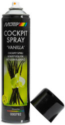 MOTIP 000782 Cockpit Spray Vanilla, műszerfalápoló, vanília illatú, 600 ml (000782)