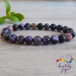 Kristály Jóga Shop Csaroit (extra) 8 mm-es ásvány karkötő