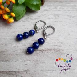 Kristály Jóga Shop Lapis lazuli 6 mm-es ásvány fülbevaló