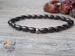 Kristály Jóga Shop Magnetit rizsszem ásvány karkötő