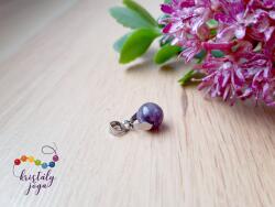 Kristály Jóga Shop Lepidolit 8 mm-es gyöngy medál