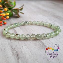 Kristály Jóga Shop Prehnit epidottal 6 mm-es ásvány karkötő
