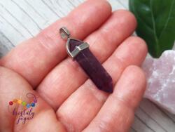 Kristály Jóga Shop Ametiszt kétcsúcs medál