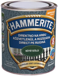 AKZO NOBEL Hammerite közvetlenül rozsdára festék sötétzöld kalapácslakk 0, 75 l
