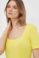 United Colors of Benetton t-shirt női, sárga - sárga XS