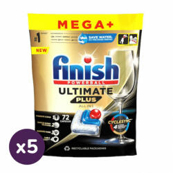 Finish Ultimate Plus All in 1 - Regular mosogatógép kapszula 5x72 db