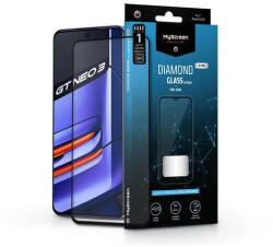 MyScreen LA-2322 Realme GT Neo 3 edzett üveg képernyővédő fólia - Myscreen protector diamond glass Lite Edge2.5D fekete (LA-2322)