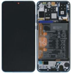 Huawei 02352PJP Gyári Huawei P30 Lite New Edition 24MP Páva Kék LCD kijelző érintővel kerettel előlap akkumlátorral (02352PJP)