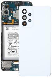  tel-szalk-1929704733 Samsung Galaxy A33 5G SM-A336B fehér OEM akkufedél hátlap, kamera lencse - burkolati elem (tel-szalk-1929704733)