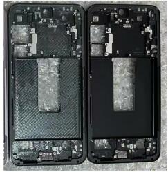 tel-szalk-1929704594 Samsung Galaxy S23 Plus fekete előlap LCD keret, burkolati elem (tel-szalk-1929704594)