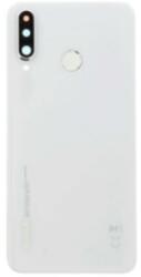 Huawei 02352PML Gyári akkufedél hátlap - burkolati elem Huawei P30 Lite New Edition, fehér (02352PML)