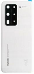 Huawei 02353SKS Gyári akkufedél hátlap - burkolati elem Huawei P40 Pro Plus, fehér (02353SKS)