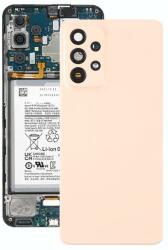 Samsung tel-szalk-1929704736 Gyári akkufedél hátlap, kamera lencse - burkolati elem Samsung Galaxy A33 5G SM-A336B, rózsaszín (tel-szalk-1929704736)