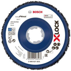 Bosch X-LOCK N377 Metal tisztítókorong, 125 mm, 22, 23 mm, 1Db. 2608621833 (2608621833)