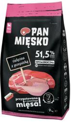 Pan Mięsko PAN MIĘSKO Carne de vițel cu prepeliță pentru căței XS 9kg + SURPRIZĂ PENTRU CÂINELE TĂU ! ! !