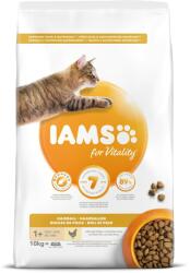 Iams for Vitality Hrana uscata pentru pisici adulte, pentru inlaturarea ghemotoacelor de blana, cu pui 20 kg (2 x 10 kg)