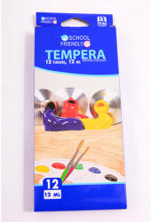 Pigna Tempera 12 culori 12ml school friendly pigna (MCTP12)