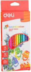 Deli Creioane colorate Deli Color emotion, 12 culori (DLEC00200)