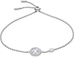 Fossil Ezüst karkötőcsillogó kövekkel díszített medállal JFS00519040
