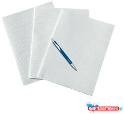 Rovatolt papír A3, 20ív/csomag, A4, méretre hajtva Bluering® kockás (ROVPAPKOC)