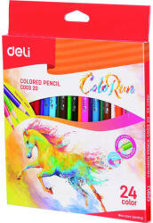 Deli Creioane colorate Deli ColoRun, 24 culori (DLEC00320)