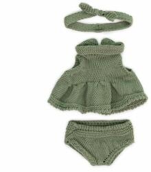 Miniland Set imbracaminte cu rochita pentru papusa fetita 21 cm (ML31683) - ookee