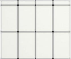 Vidaxl fehér 12 paneles összecsukható kiállítófal 242 x 200 cm 51210