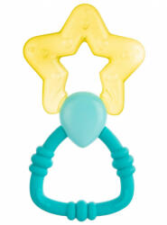  Canpol csörgő hűtőrágókával - sárga csillag - babastar
