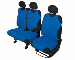 Kegel Huse scaune auto tip maieu pentru microbuz/VAN 2+1 locuri culoare Albastru AutoDrive ProParts