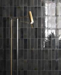 Equipe Cerámicas 6, 5x20 Hanoi BlackAsh Fekete Csempe FALBURKOLAT