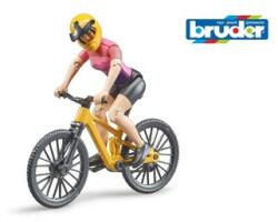 BRUDER bworld Mountain Bike kerékpár kerékpáros lánnyal (63111) 46657