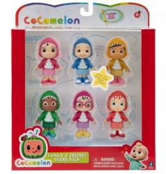 Jazwares Cocomelon család és barátok cápa jelmezben - 6 db-os készlet (CMW0046)