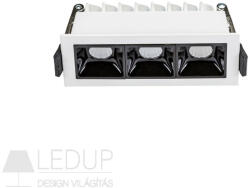 spectrumLED GRID - Model M - recessed fixture 47x45x106 mm, 8W, 45°, white color (WLD10203_ZASILACZ_WLD)