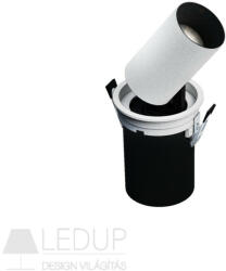 spectrumLED IN OUT - Model S - recessed fixture with adj. extension and direction, 6W, 36°, 72x100 mm, white (WLD20120_ZASILACZ_WLD)
