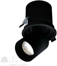 spectrumLED IN OUT - Model L - recessed fixture with adj. extension and direction, 20W, 36°, 130x130 mm, black (WLD20112_ZASILACZ_WLD)