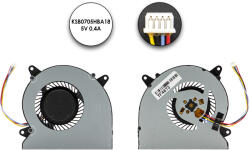 Delta Asus N550JV, N750JV, Q550LF gyári új hűtő ventillátor, beszerelési lehetőséggel, (13NB00K1T19011)